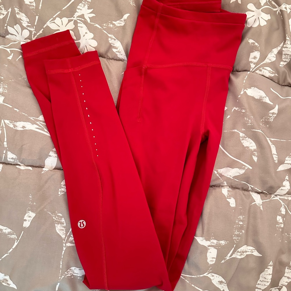 Red Lululemon size 4